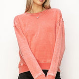 Washed Seam Detail Crew