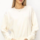 Washed Seam Detail Crew