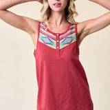 Burnt Red Ramblin' Days Tank