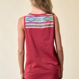 Burnt Red Ramblin' Days Tank
