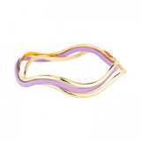 Wave Gold Set of 3 Bangles