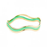 Wave Gold Set of 3 Bangles