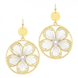 Threaded Flower Earring