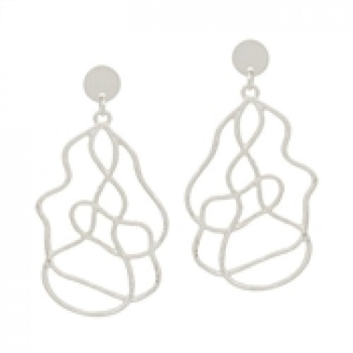 Ornate Shape Drop Earring