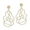 Ornate Shape Drop Earring