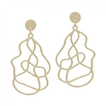 Ornate Shape Drop Earring