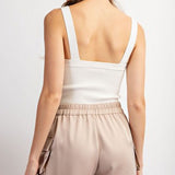 Satin Cargo Shorts