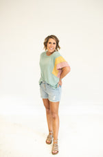 High Waisted Front Button Distressed Shorts