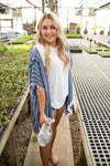 Round Neck S/S Top - White
