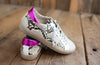 Fuchsia Metallic Snake Star Tennie