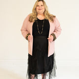 Black Solid Crew Short Sleeve