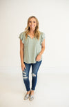 High Rise Skinny w/ Distressing