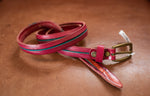 Laser Cut Faux Leather Belt