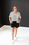 Feelin' Fine Shorts with Pockets - Black