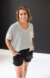 Feelin' Fine Shorts with Pockets - Black