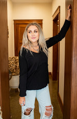 Black Rib Texture Sleeve & Torso