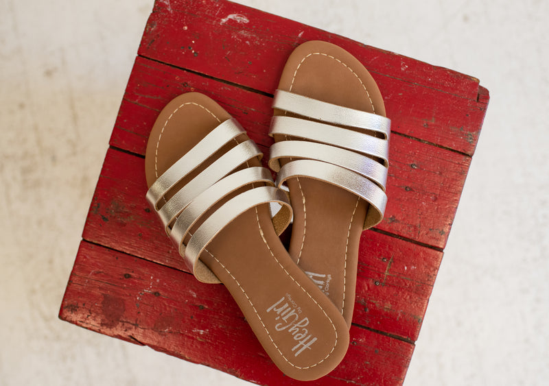 Silver Splice Sandal