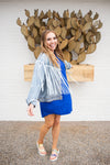 Denim Jacket with Full Fringe
