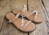 Nude Angle Strap Sandal