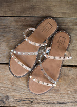 Nude Angle Strap Sandal