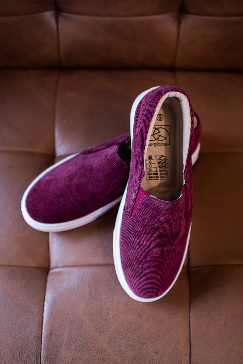Wine Corduroy Loafer