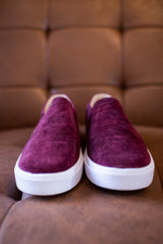 Wine Corduroy Loafer
