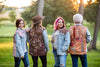 Denim + Custom Terracotta Patchwork Jacket