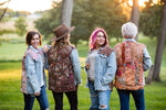 Denim + Custom Terracotta Patchwork Jacket