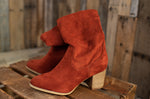 Wicked West Rust Suede Boot