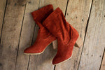 Wicked West Rust Suede Boot
