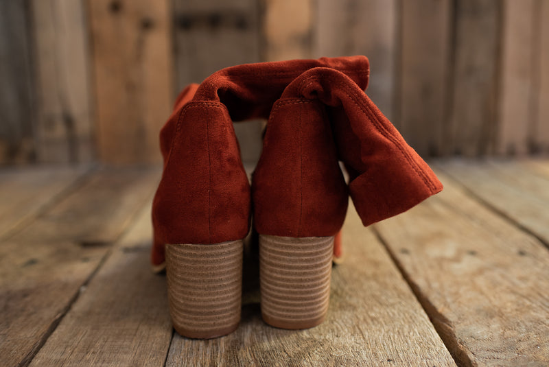 Wicked West Rust Suede Boot