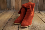 Wicked West Rust Suede Boot