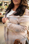 Soft L/S Hooded Open Cardigan