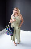 Tia Slim Tote Black