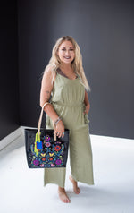 Tia Slim Tote Black