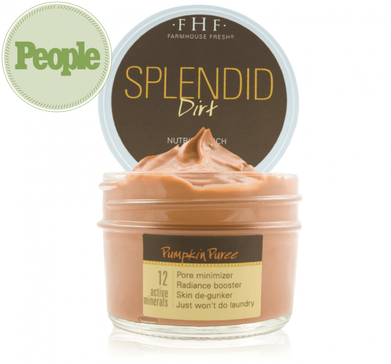 Splendid Dirt Nutrient Mud Mask with Organic Pumpkin Puree