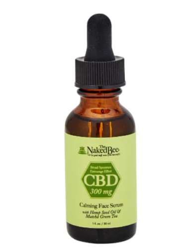 1 oz. Orange Blossom Honey 300mg Broad Spectrum CBD Face Serum NBFS300