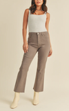 Taupe Sandy Kick Flare