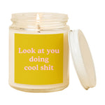 Candle Jar w/ Lid - Yippie