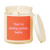 Candle Jar w/ Lid - Yippie