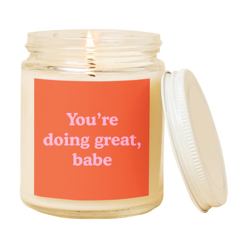 Candle Jar w/ Lid - Yippie